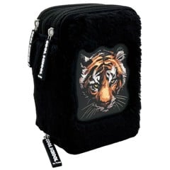 Tinka - Triple Pencilcase - Tiger Black (8-804207)