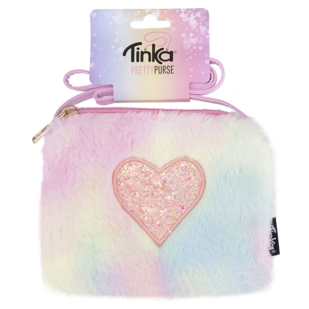 Tinka - Pretty Purse - Plush w/Heart (8-803414A) - Leker