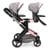 Bayer - Dolls Twin Pram Xeo - Grey (26733AA) thumbnail-5