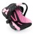 Bayer - Deluxe Car Seat for Dolls - Black & Pink (67960AA) thumbnail-1