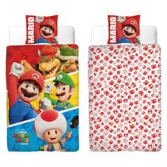 Bed Linen - Adult Size 140 x 200 cm - Super Mario (SMM003)