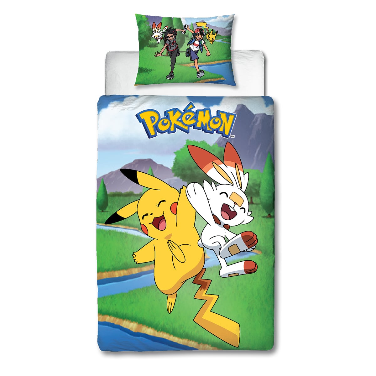 Sengetøj - Voksen str. 140 x 200 cm - Pokémon