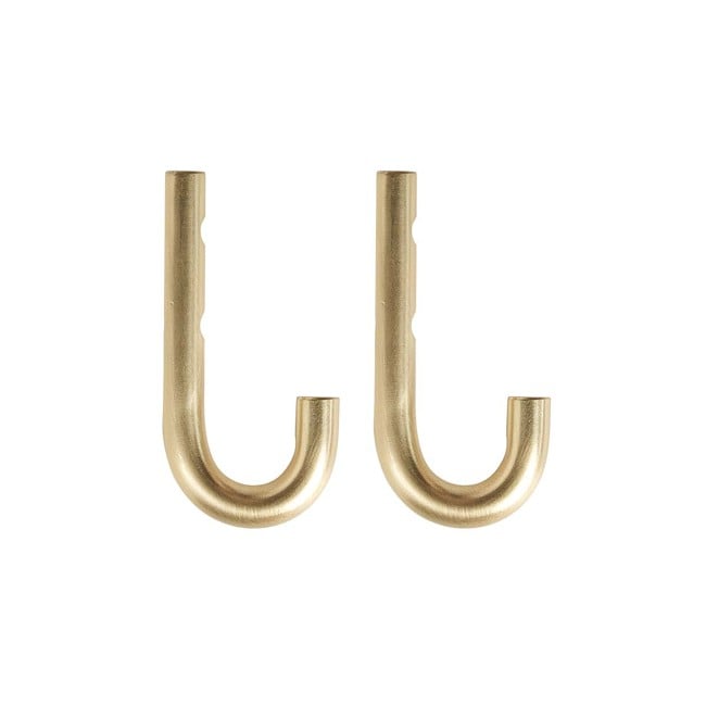 OYOY Living - Pieni Hook - Pack of 2 - Brass (L301102)
