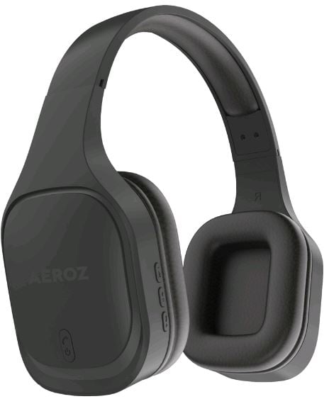 AEROZ - BTH-1000 BLACK - Bluetooth Headphones - Trådløse hodetelefoner - Elektronikk