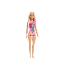 Barbie - Beach Doll - Pink Bathing Suit (HDC50)