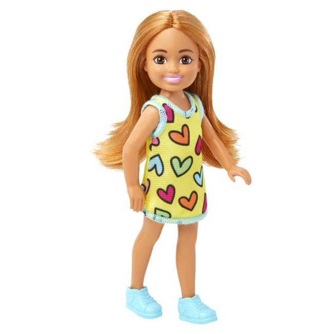 Barbie - Chelsea and Friends Doll - Heart-Print Dress  (HNY57)