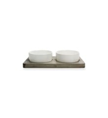 Be one Breed - Bowl double, concrete/ceramic M - (74022423533)