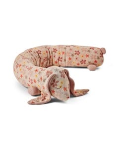 Smallstuff - Bed Animal Rabbit With Flowers, Rose Peach