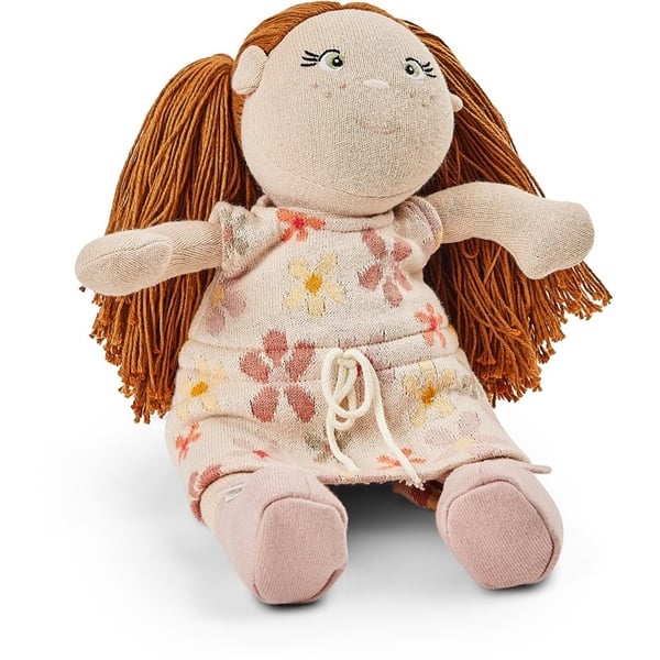 Smallstuff - Knitted Doll 30 cm Rose - Leker