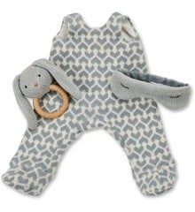 Smallstuff - Doll Clothing Jumpsuit w. Sleeping Mask And Rattle