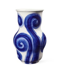 Kähler - Tulle Vase H22.5 cm - Blå