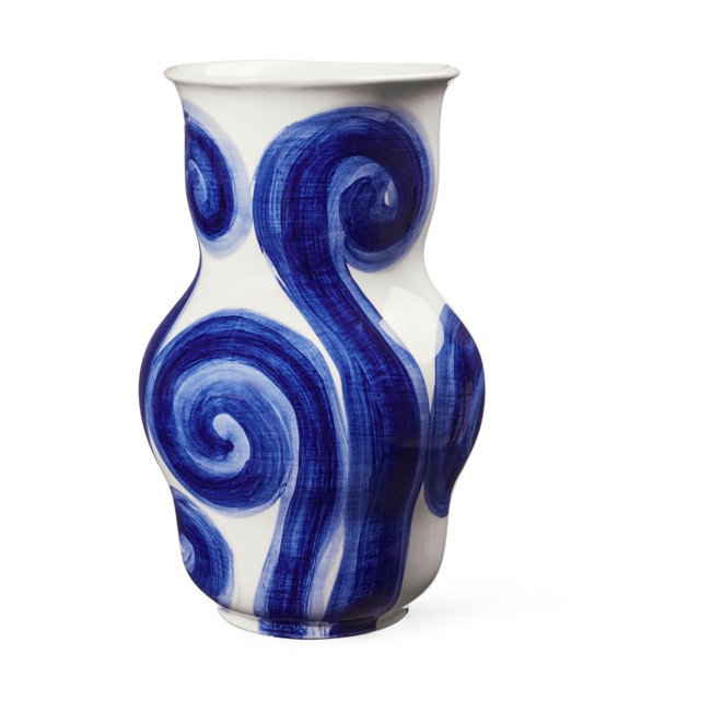 Kähler - Tulle Vase H22.5 cm - Blue
