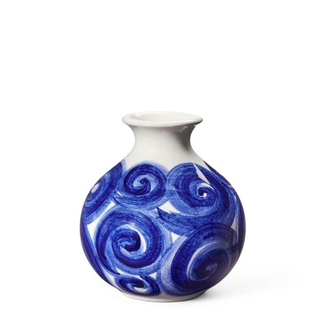 Kähler - Tulle Vase H10,5 cm - blue