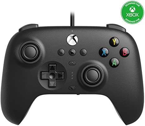 8BitDo Ultimate Wired Xbox Pad Black (Xbox Series X/S, XONE, PC) - Videospill og konsoller