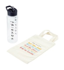 Friends Water Bottle And Tote Gift Set