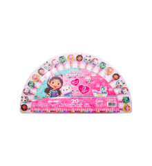 Kids Licensing - Gabby's Dollhouse - 20 Pencil/Colour Pencil Set  (033707053)