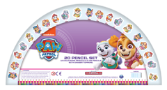 Kids Licensing - Pink 20 blyantsæt - Paw Patrol