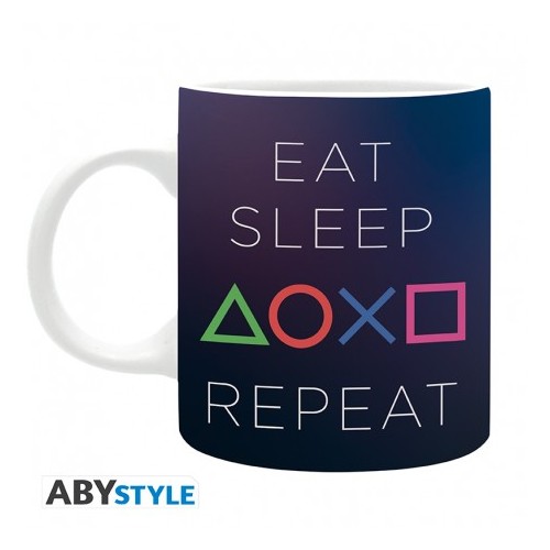 PLAYSTATION - Mug - 320 ml - Eat Sleep Repeat