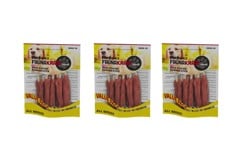 Faunakram - 3 x Dog Snack - Duckcoated rawhide stick 300g