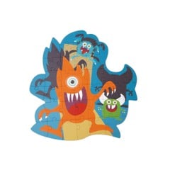 Scratch - Puzzle 40pcs: Contour Puzzle/monsters ( 466181144 )