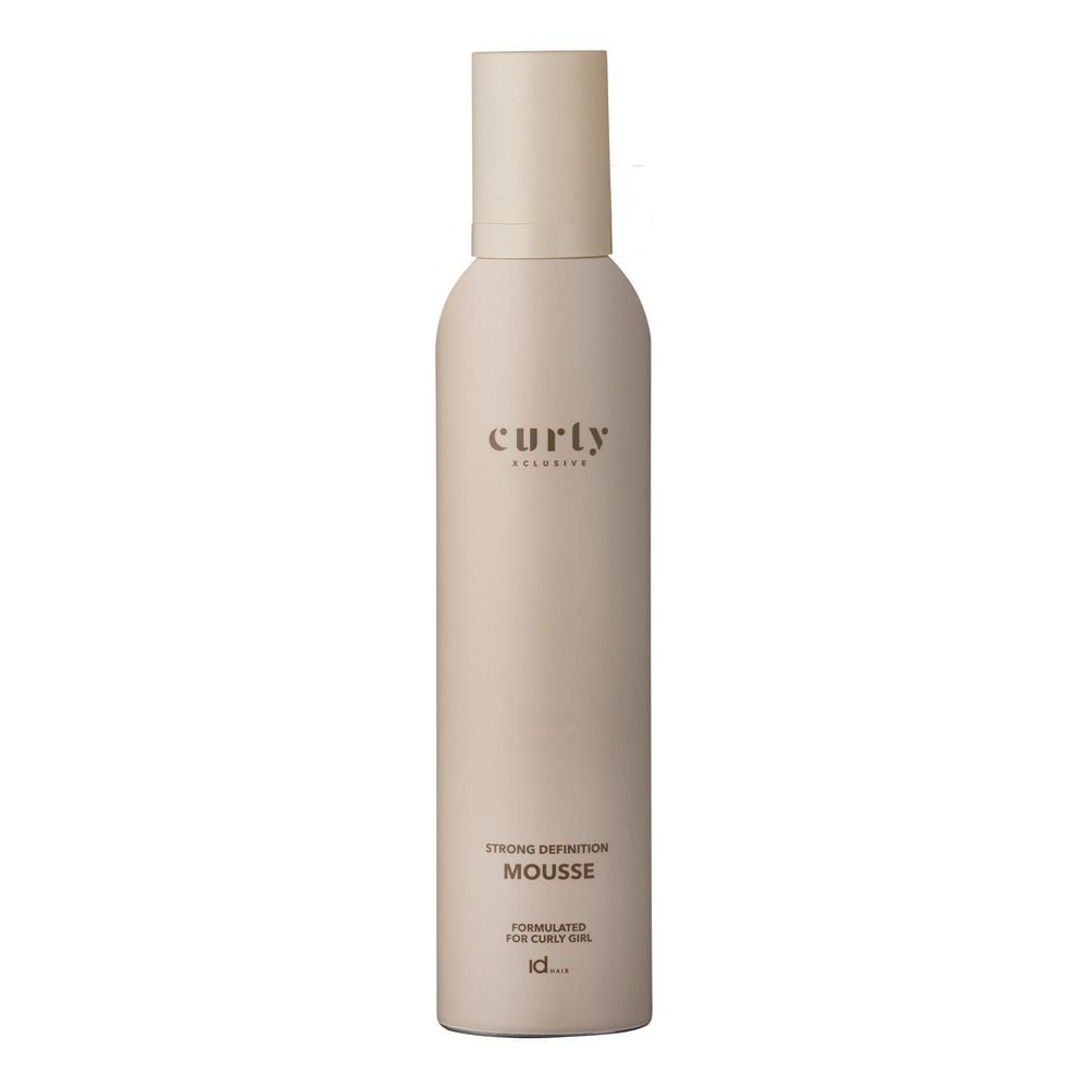 IdHAIR - Curly Xclusive Strong Definition Mousse 250 ml - Skjønnhet
