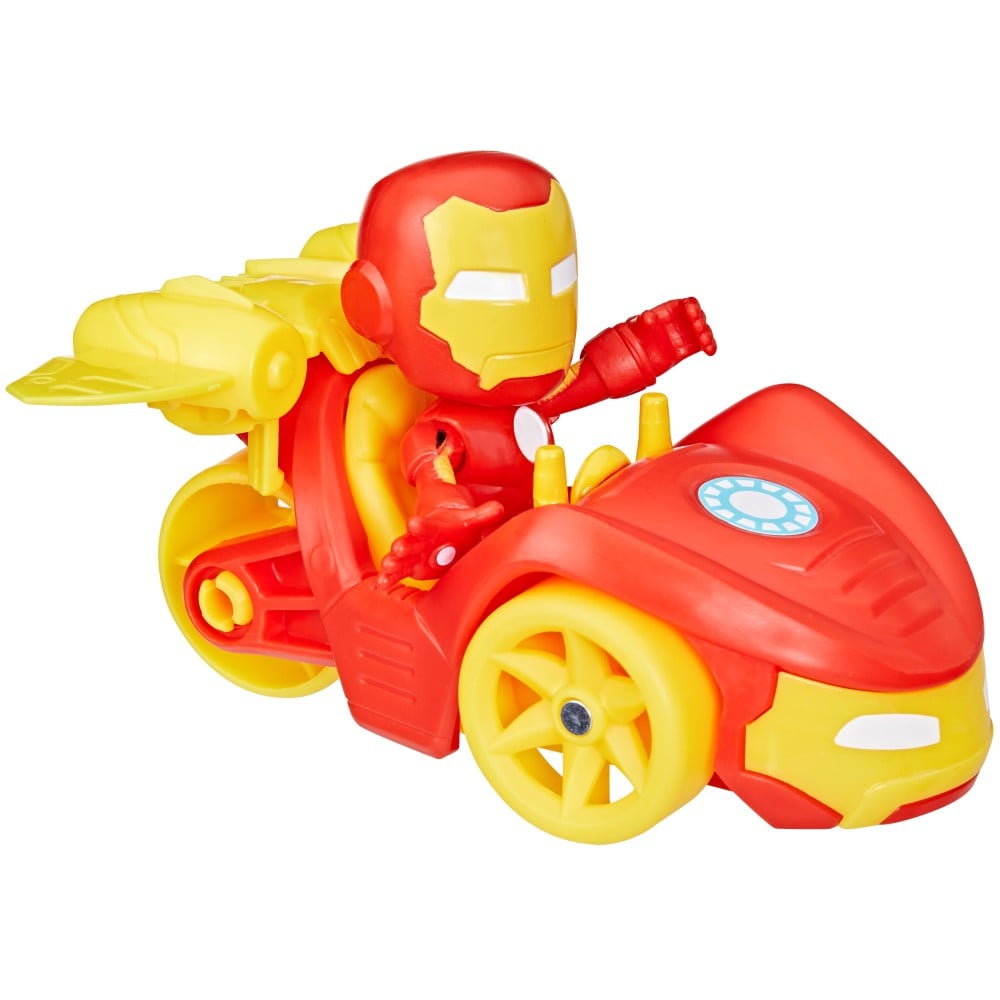 Spidey and His Amazing Friends – Vehicle and Accessory Set - Iron Man
