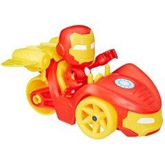 Spidey and His Amazing Friends – Vehicle and Accessory Set - Iron Man