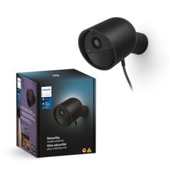 Philips Hue - Secure Cam Wired - EU 1-Pack, Svart - Smart Övervakningskamera