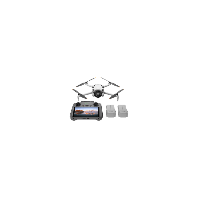  DJI Mini 4 Pro Fly More Combo Plus with DJI RC 2, Mini Drone  with 4K HDR Video, 3 Intelligent Flight Battery Plus for up to 135 Mins  Flight Time, Smart