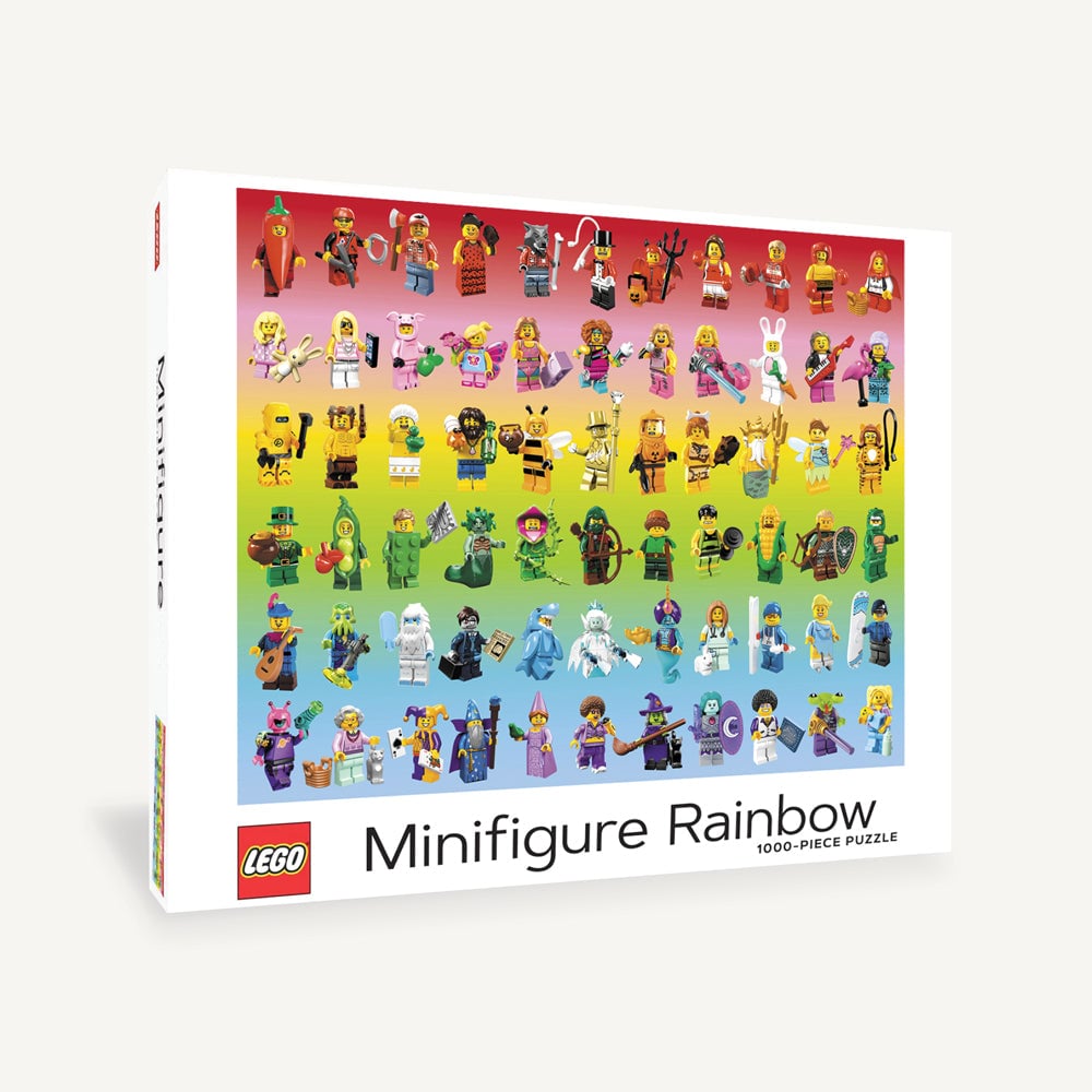 LEGO - MiniFigure Rainbow Puzzle 1000+ (4013116-214382) - Leker