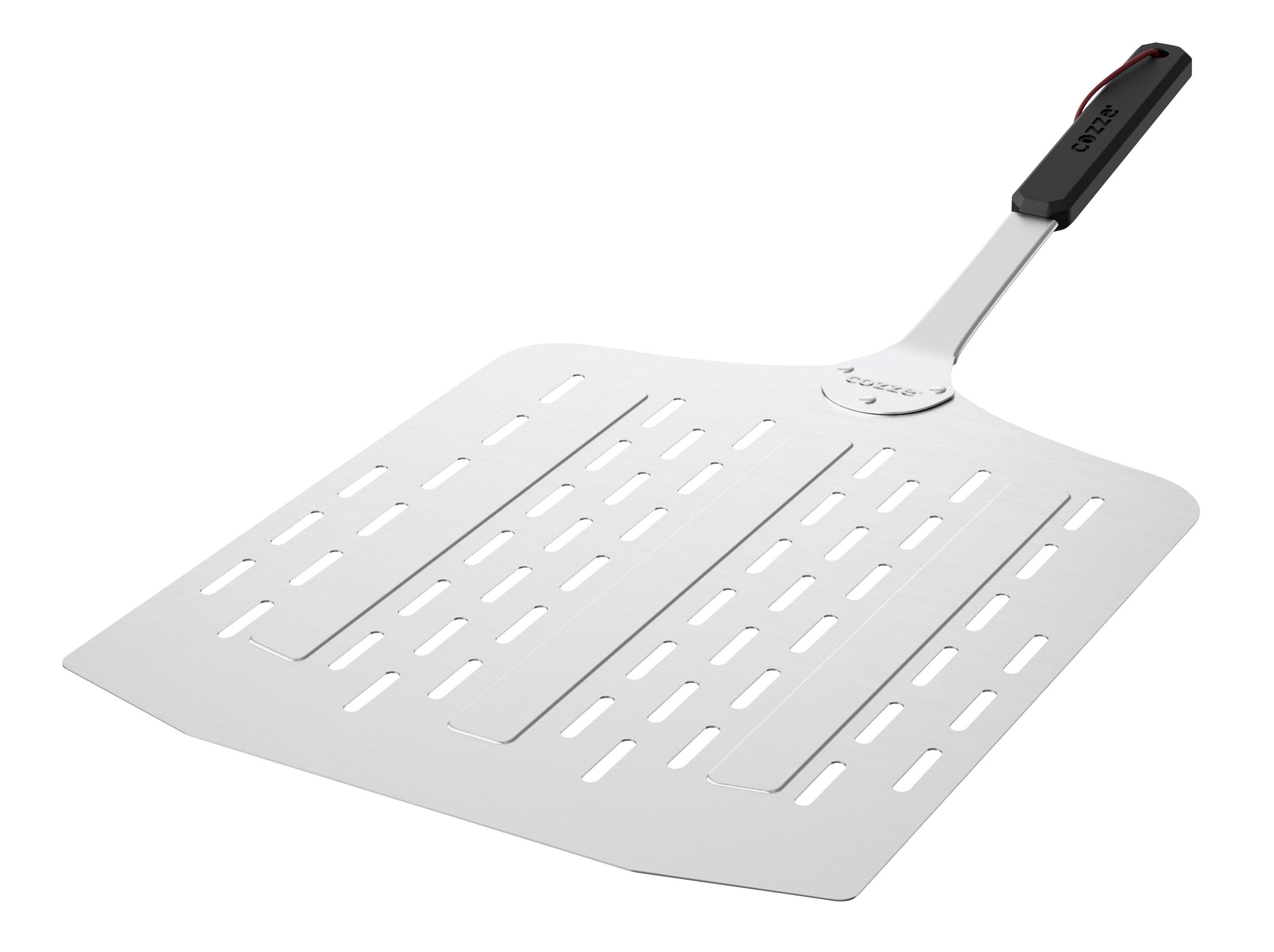 Cozze® lightweight pizza shovel with holes 75 x 40 x 35 cm aluminium - Hage, altan og utendørs
