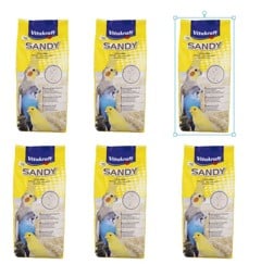 Vitakraft - 6 x Sandy birdlitter, 2.5 kg