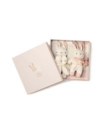 ThreadBear - Gift Box Set - Cream Bunny - Comforter and Rattle - (TB4080)