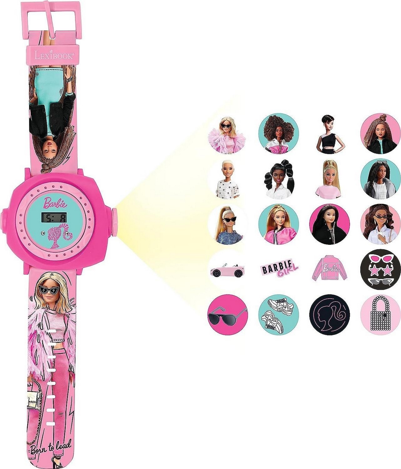 Lexibook - Barbie - Digital Projection Watch (DMW050BB) - Leker