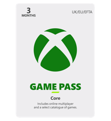 Xbox Game Pass Core - 3 Month Membership