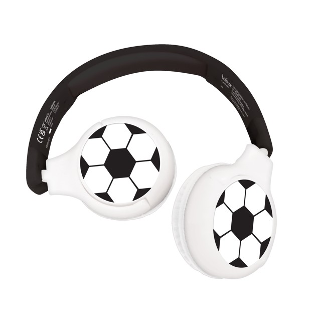 Lexibook - Football - 2 in 1 Bluetooth® foldable Headphones (HPBT010FO)