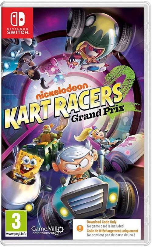 Nickelodeon Kart Racers 2: Grand Prix (Code in Box) - Videospill og konsoller