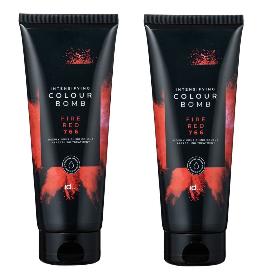 IdHAIR - Colour Bomb Fire Red 766 200 ml x 2