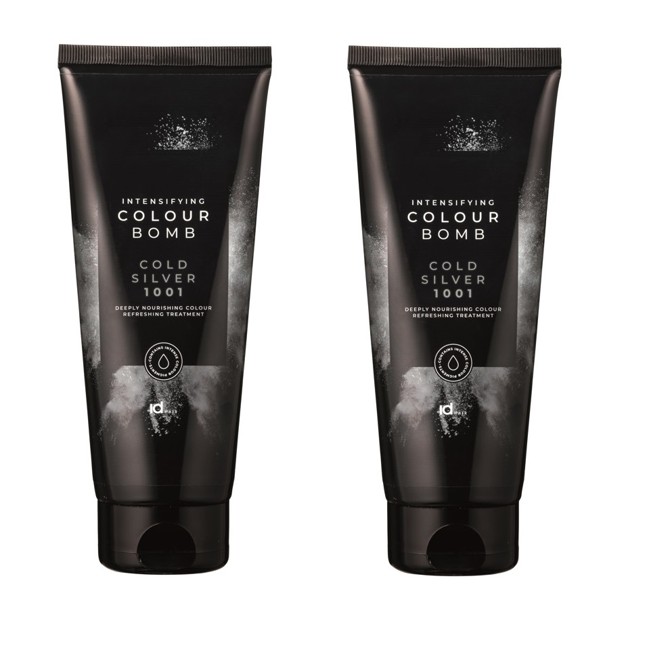 IdHAIR - Colour Bomb Cold Silver 1001 200 ml x 2