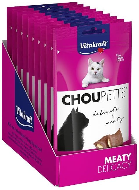 Vitakraft - 9x Choupette® Cheese, 40g, Cat - (59466)