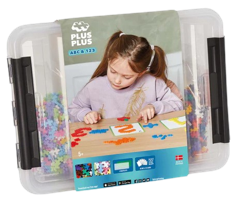 Plus-Plus - ABC & 123 Storage Box / 2000 pcs ( 3923 )