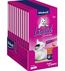 Vitakraft - 11 x Liquid Snack Duck+Beta-Glucans,90g,Cat - (23520)