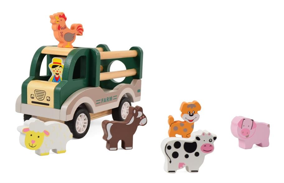 Magni - Farm Truck with 6 animals ( 2919 ) - Leker