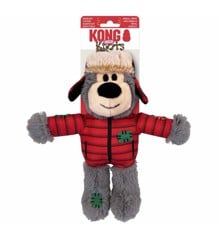KONG - Holiday Wild Knots Bear Grey m/l 25x18X9CM