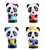 Timber Tots by Klorofil - Panda-Familien - Sær af 4 thumbnail-1