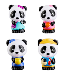 Timber Tots by Klorofil - Panda-Familien - Sær af 4