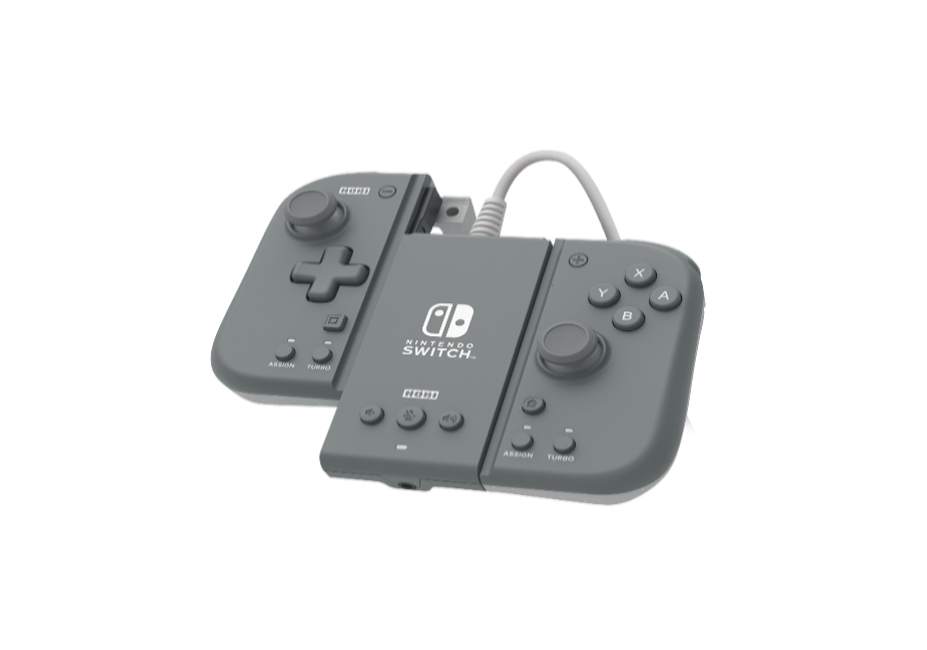 HORI Split Pad Compact Attachment Set Controllers for Nintendo Switch Slate  Gray