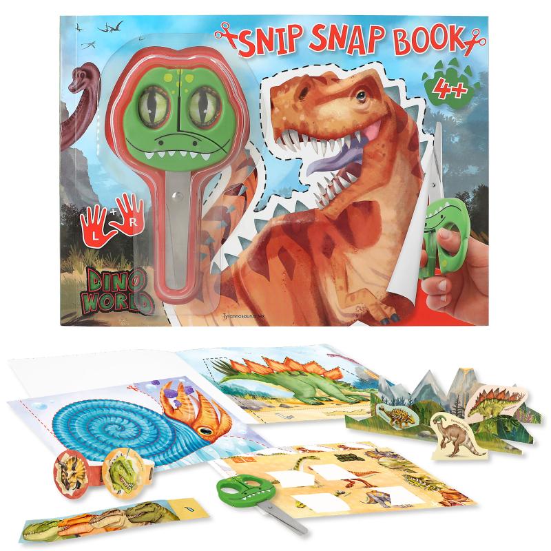 Dino World - Snip-snap Book ( 0412133 ) - Leker