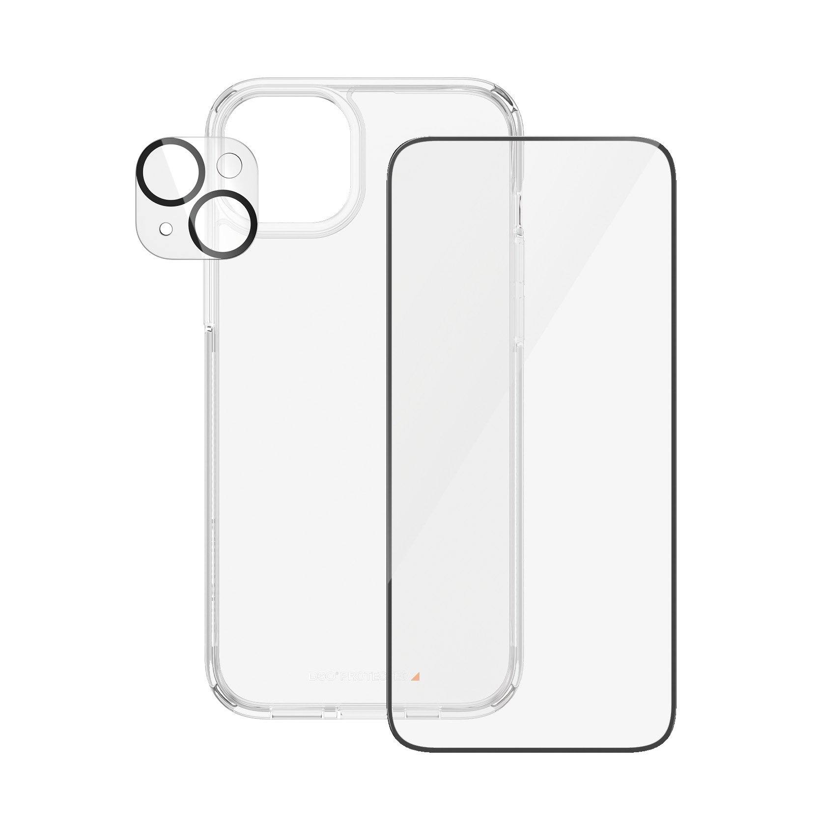 PanzerGlass - Apple Iphone 15 Plus 6,7" Ultra Wide Fit Bundle + Picture Perfect + Hardcase with D30 - Elektronikk