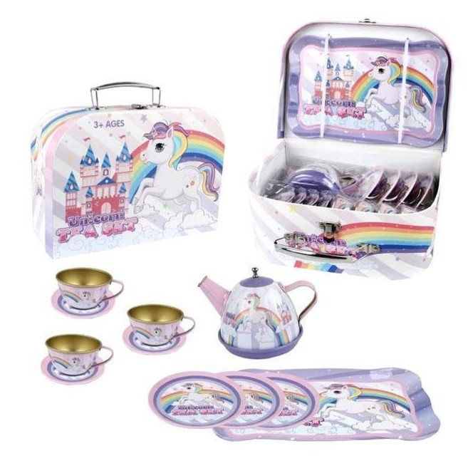 Magni - Tea set in suitcase, with unicorn ( 3905 )